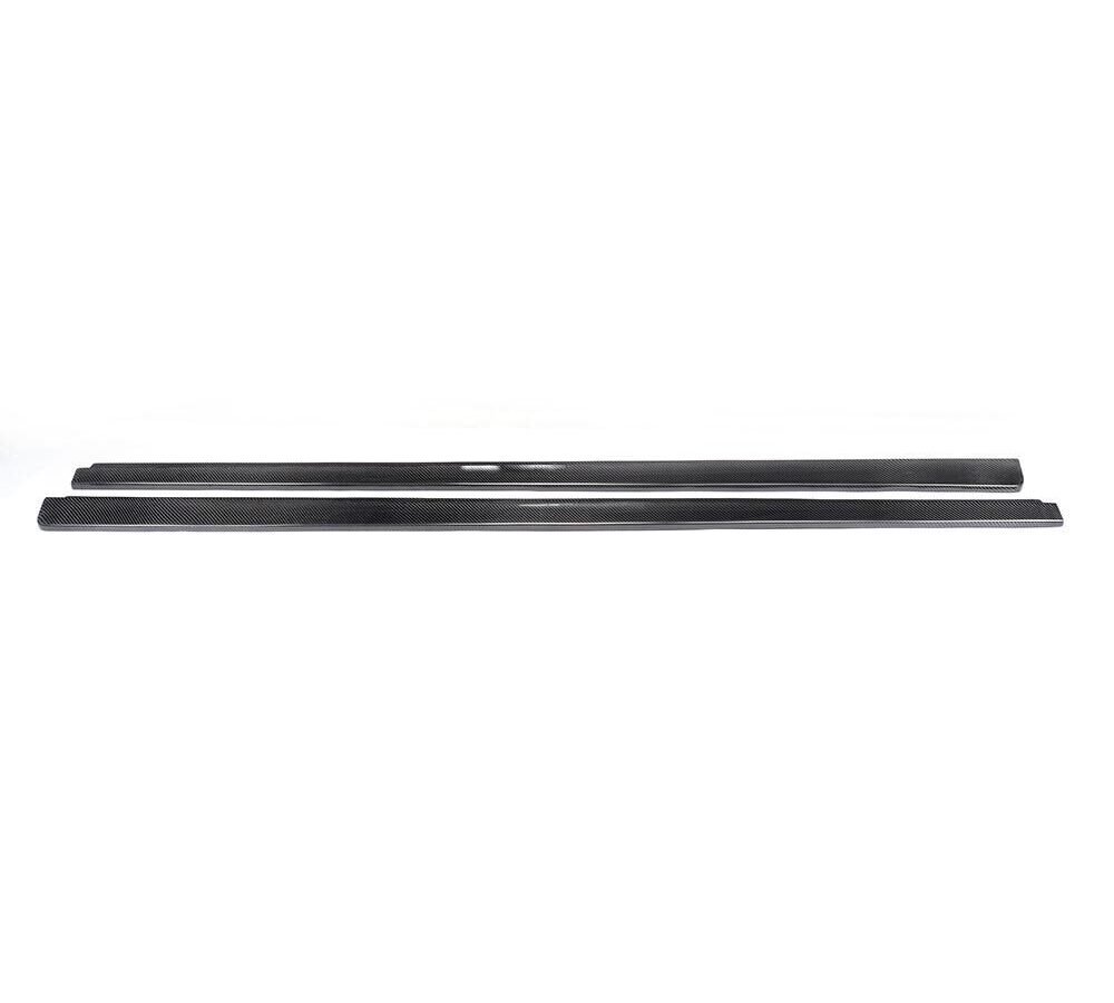 Carbon Fiber Side Skirts for Mercedes-Bezn W204 C204 C63 AMG Only FIT FOR For 2012+