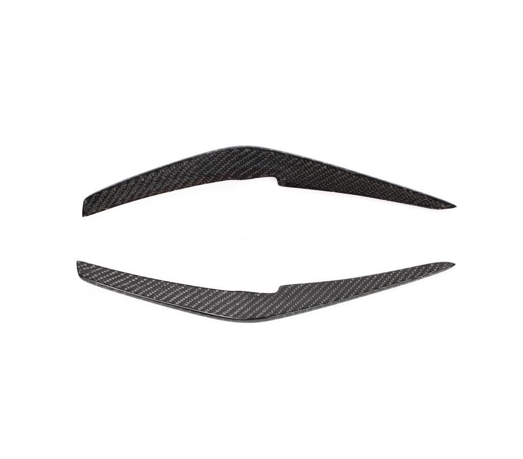 Carbon Fiber Front Bumper Canards for Audi A4 Quattro S-LINE S4 Sedan 4-Door 2020-2021