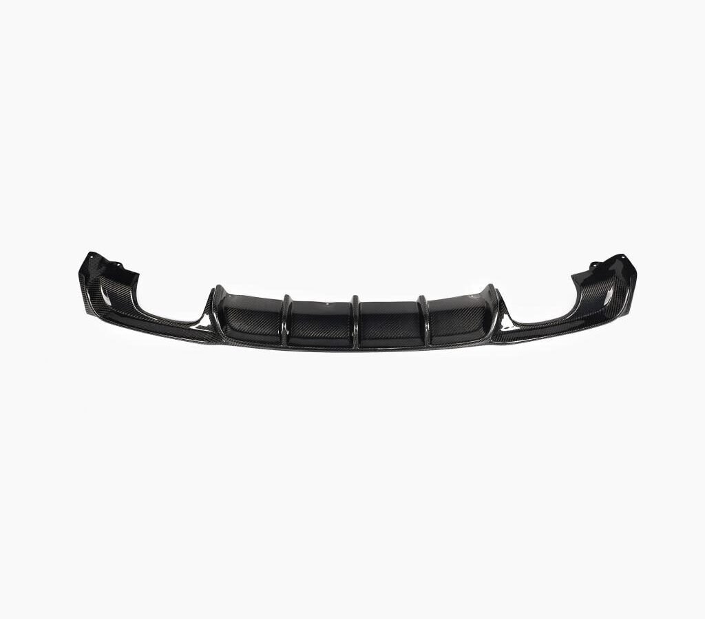 BMW F30 MTECH carbon fibre diffuser (quad exhaust pipe,dual outlet)