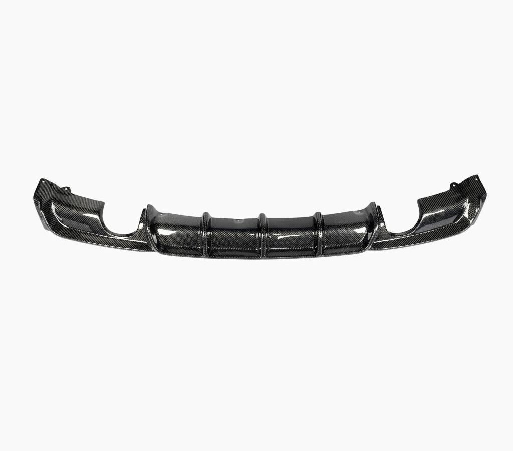 BMW F30 MTECH carbon fibre diffuser (dual exhaust pipe,dual outlet)
