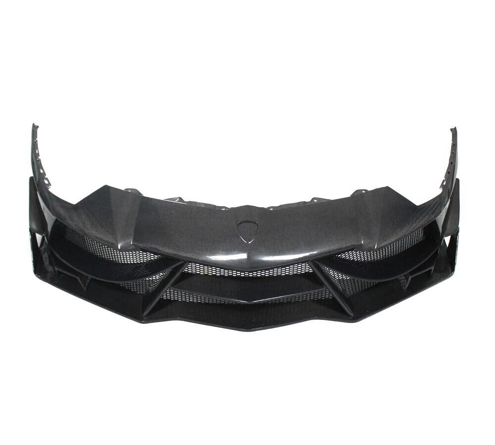Lamborghini Aventador LP700 carbon fiber front bumper 15pcs/set (9PCS carbon,3pcs mesh, 3pcs frame