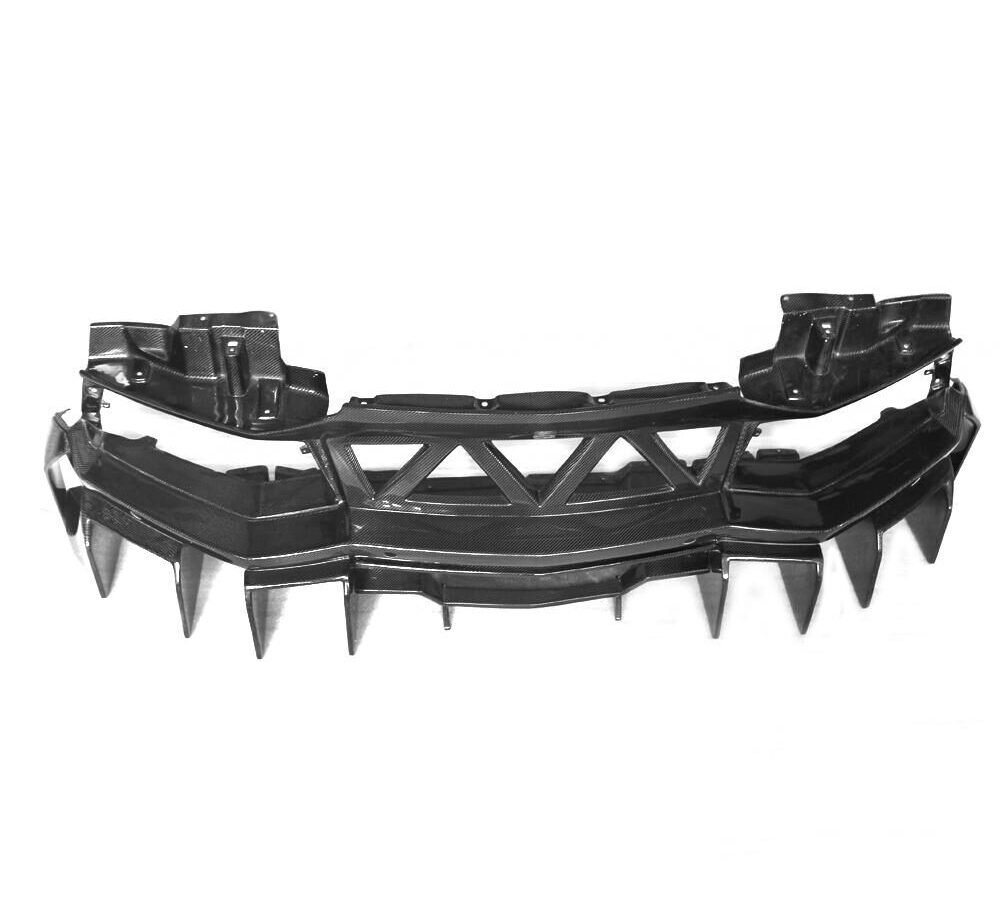 Lamborghini Aventador LP700 carbon fiber rear bumper 13pcs/set (9 pcs carbon , 2pcs mesh, 2pcs frame)