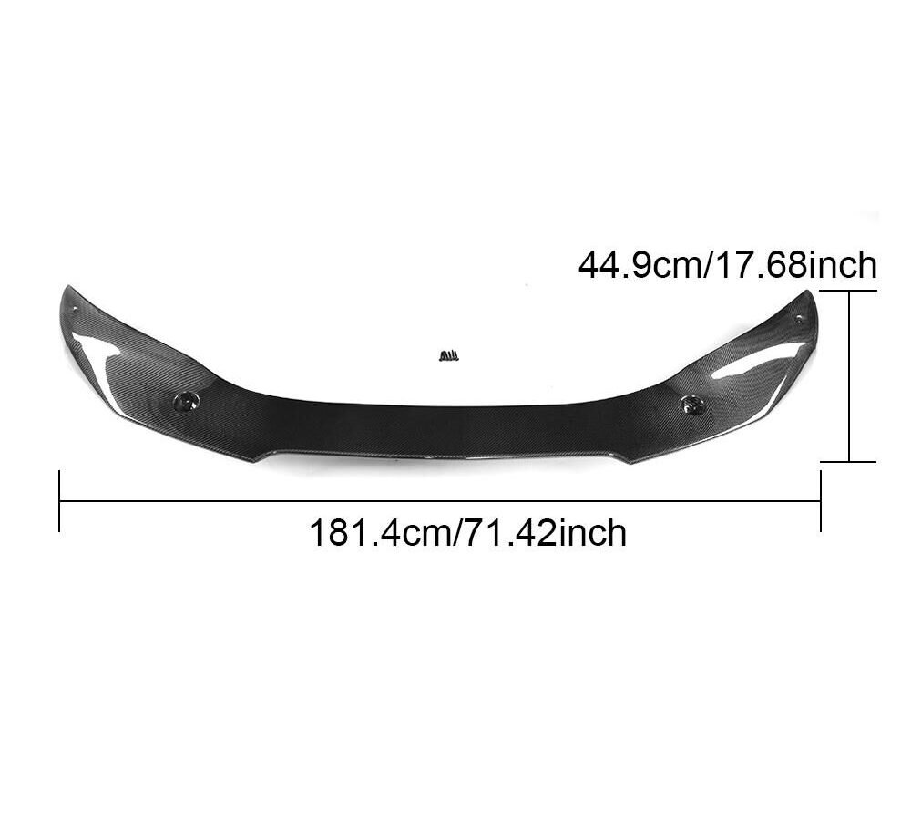 Carbon Fiber Front Lip For for BMW X6 F16 M Sport 4-Door 15-18 (Fits:M-TECH)