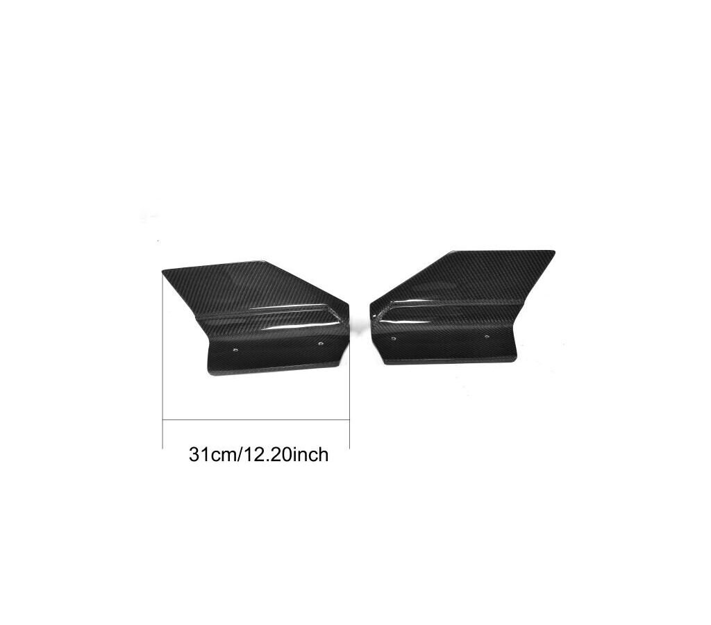 Carbon Fiber Rear Bumper Splitters for BMW X6 F16 M Sport Utility 4-Door 15-17(fits：Msport only)