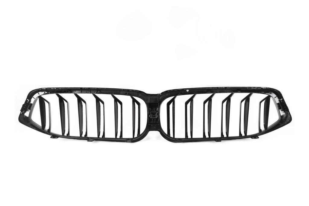 G32 LCI 6 series GT prepreg dry carbon Glossy Black Front Grille Grill Cover Trims 2021-2022 for BMW