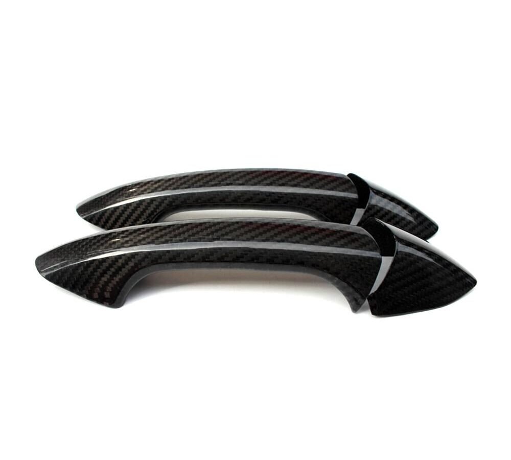 Carbon Fiber Color Outter Door Handle Cover Trim For Mercedes-Benz C/E class GLC
