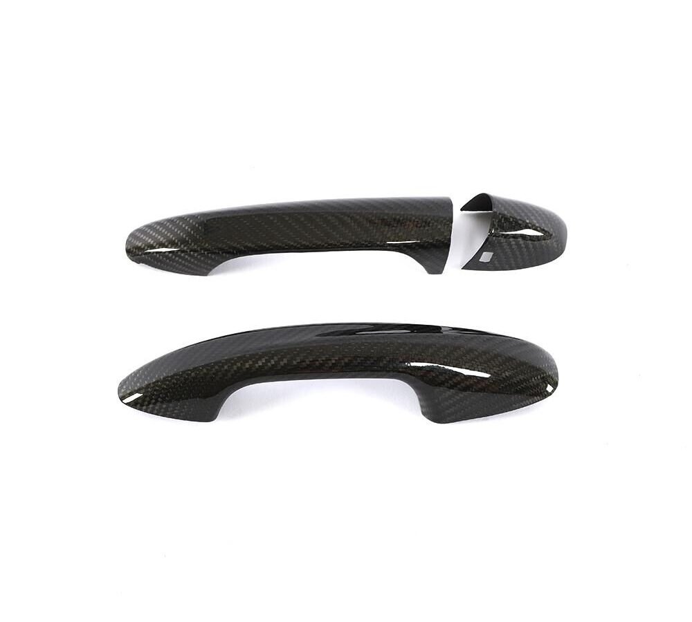 3PCS Carbon Fiber Door Handle Cover Trim For Mercedes-Benz C/E/S/GLC/GLE/GLS class
