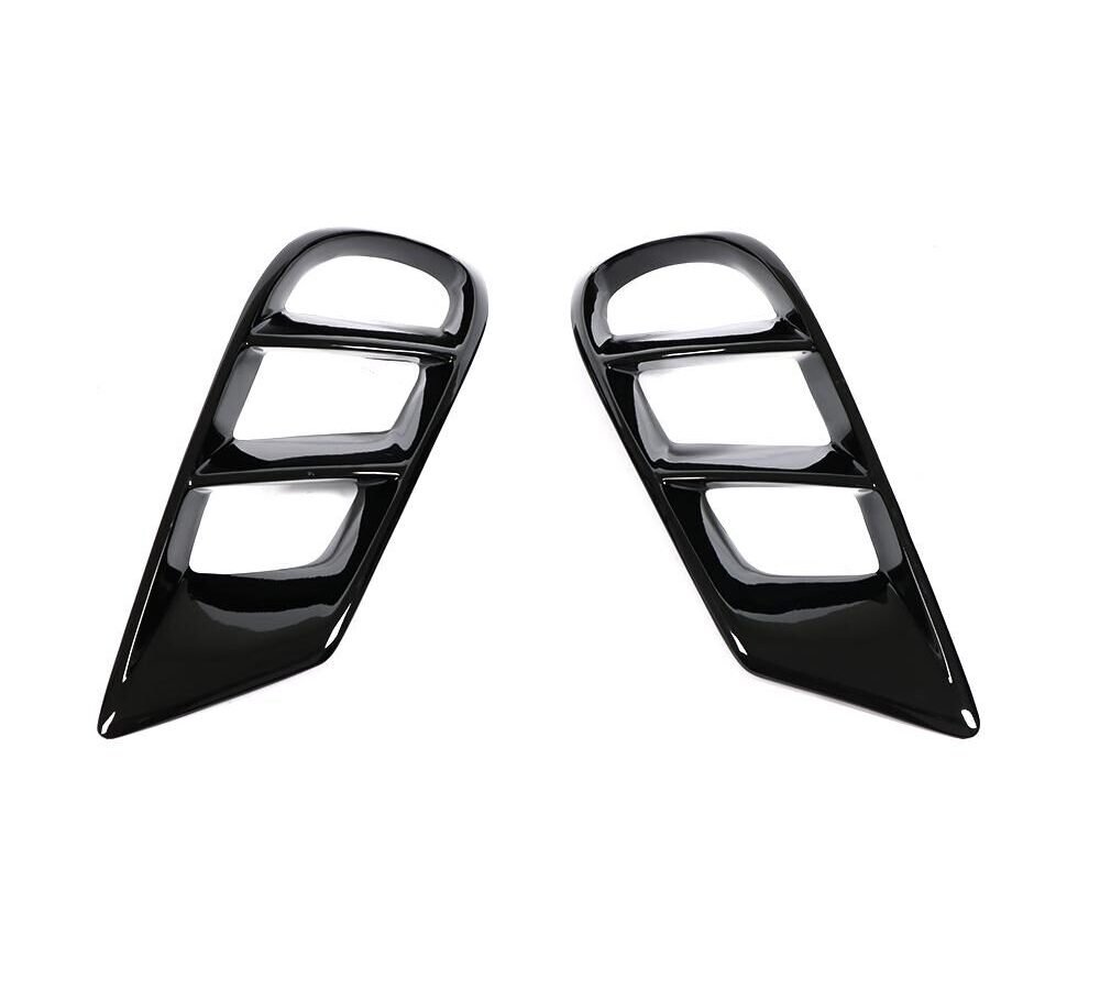 W218 CLS glossy black painted Front Bumper Air Vent Outlet Cover Trim Mesh Grill Frame For Mercedes Benz cls 2014-2017
