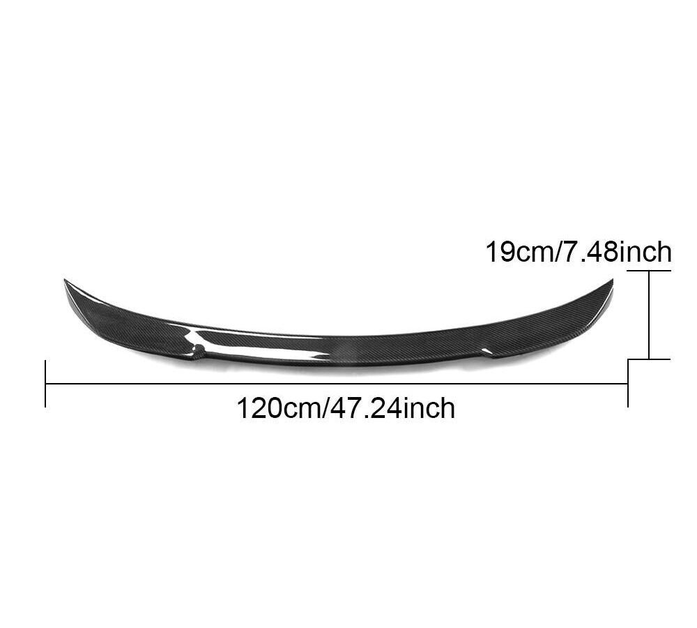 Carbon Fiber Trunk Lid Spoiler Wing For BMW E90 3 Series M3 Sedan 06-11