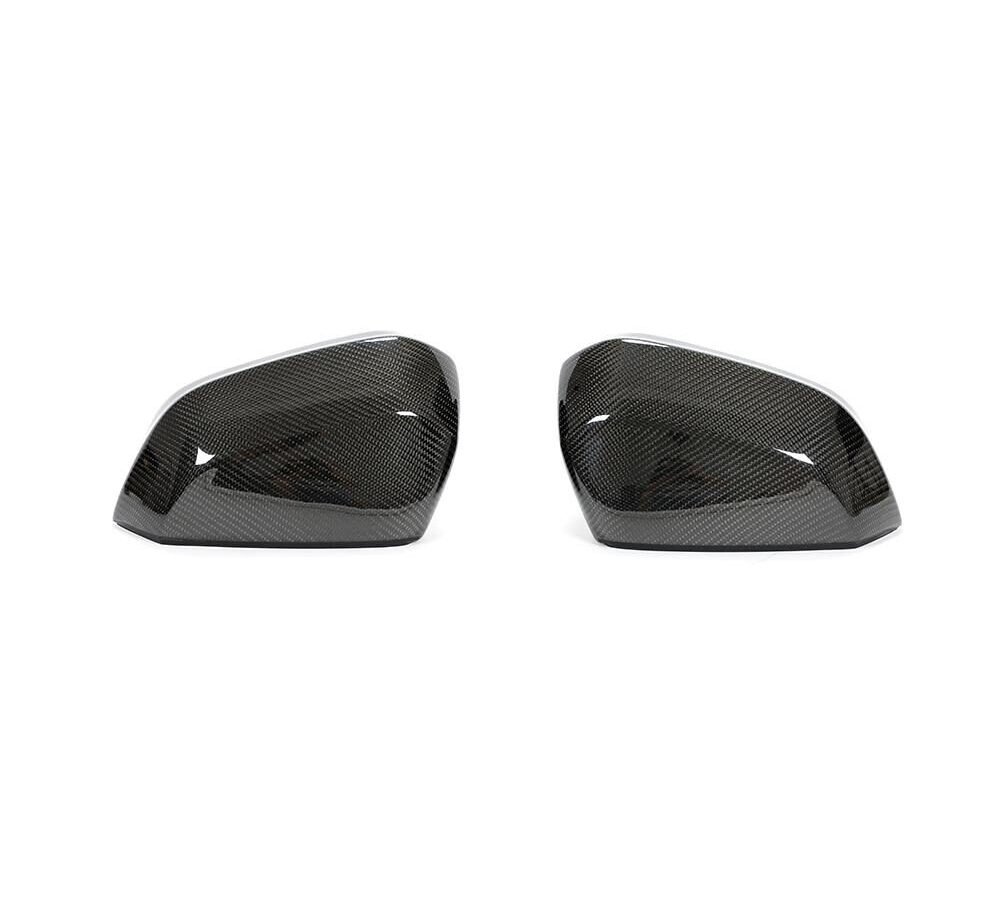 Mirror Covers for Audi Q2 Q3 2019 Carbon Fiber Side Mirror Caps Replacement without Lane Assist Rear View Mirror Covers