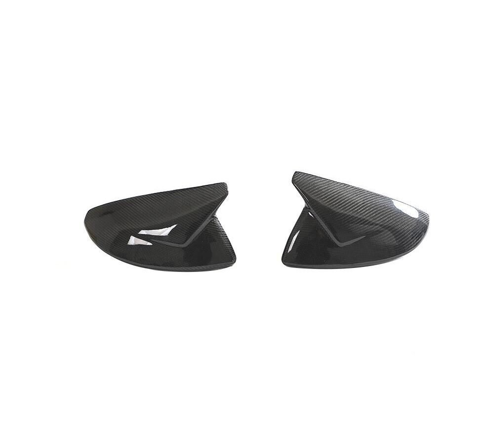 For Audi A7/A7 Sline/S7/RS7 Replacement Carbon Fiber Rearview Side Mirror Cover Caps with lane assistant