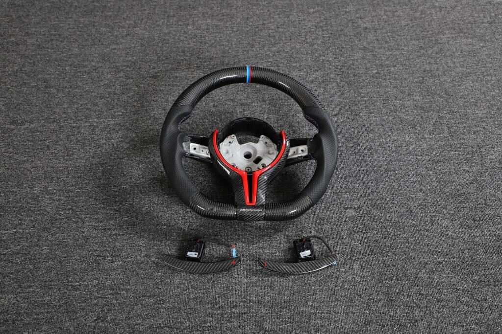 Carbon Fiber M STYLE Steering Wheel for BMW M2 F87 M3 F80 M4 F82 F83 M5 F10 / 2 3 4 Series/ X5 X6