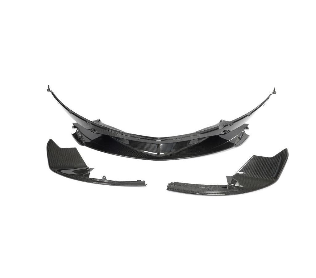 Dry Carbon Fiber Front Bumper Splitters Lips For McLaren 570S 570GT Base Coupe Spider Convertible 2-Door