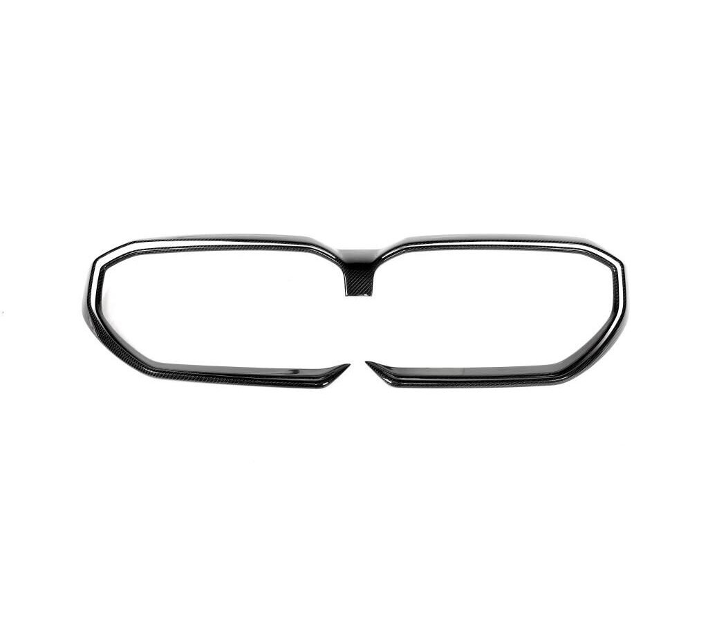 For BMW 2024 5 Series G60/G68 M Sport prepreg dry carbon Front Kidney Grille Insert Trims Cover