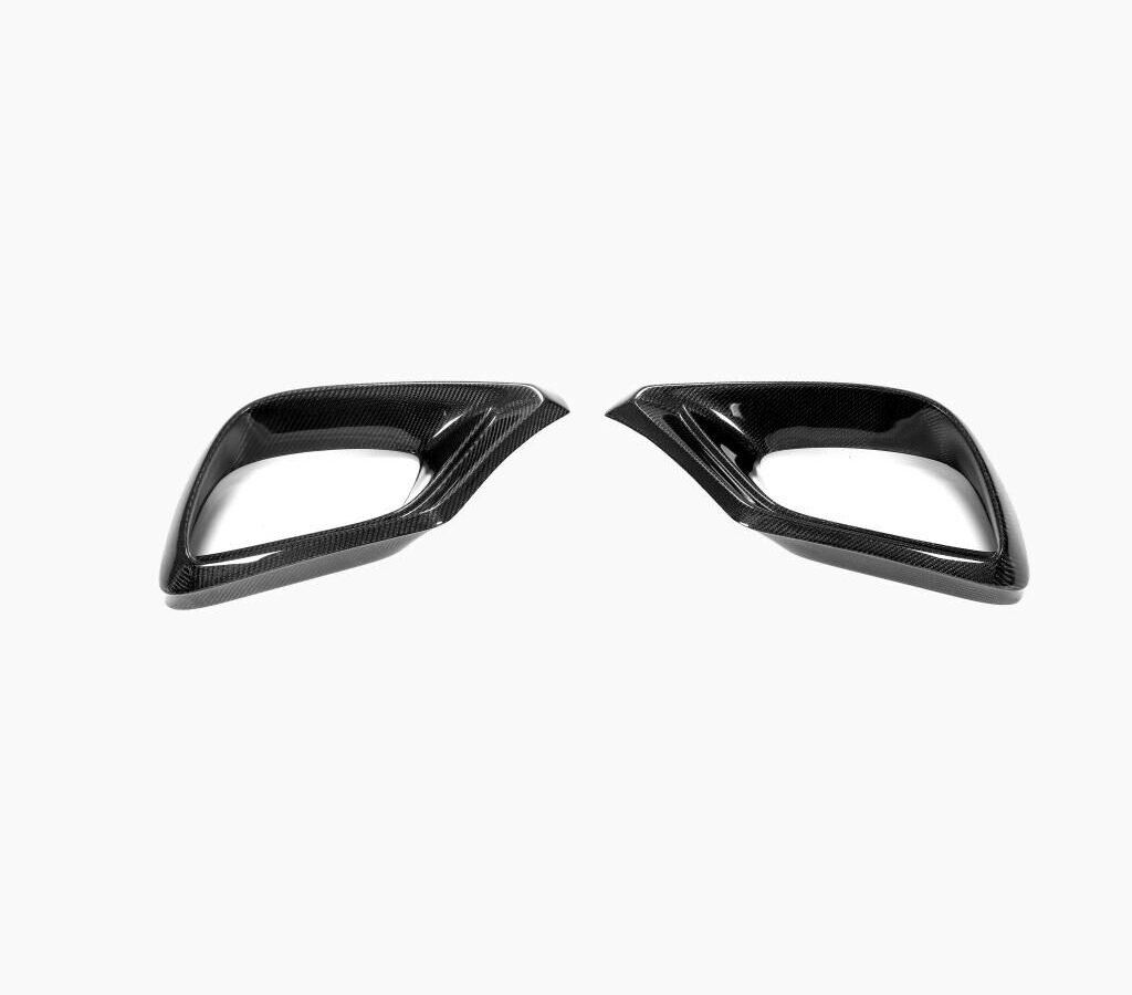 W222 Front Lip fog lamp cover Splitter for Mercedes Benz W222 S-Class S63 S65 2018 Front Skirt Real Carbon Fiber