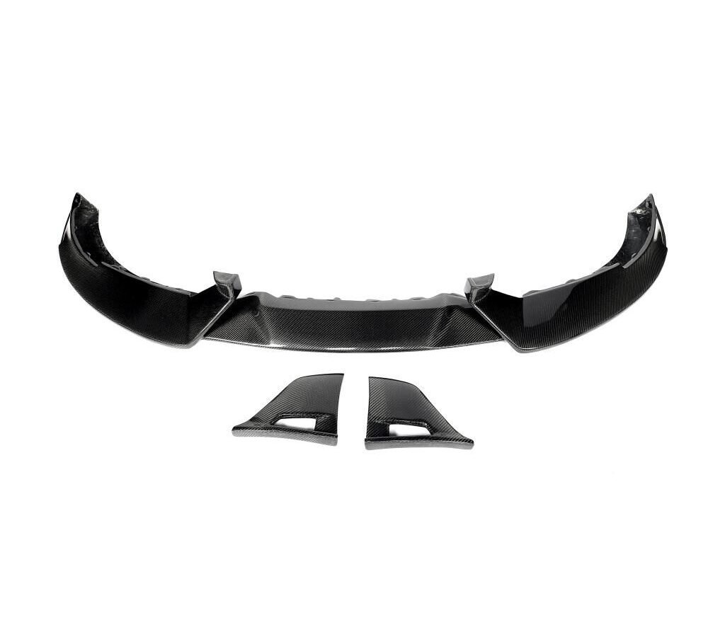 Carbon Fiber Front Lip for Porsche Taycan 9J1 Sedan 4-Door