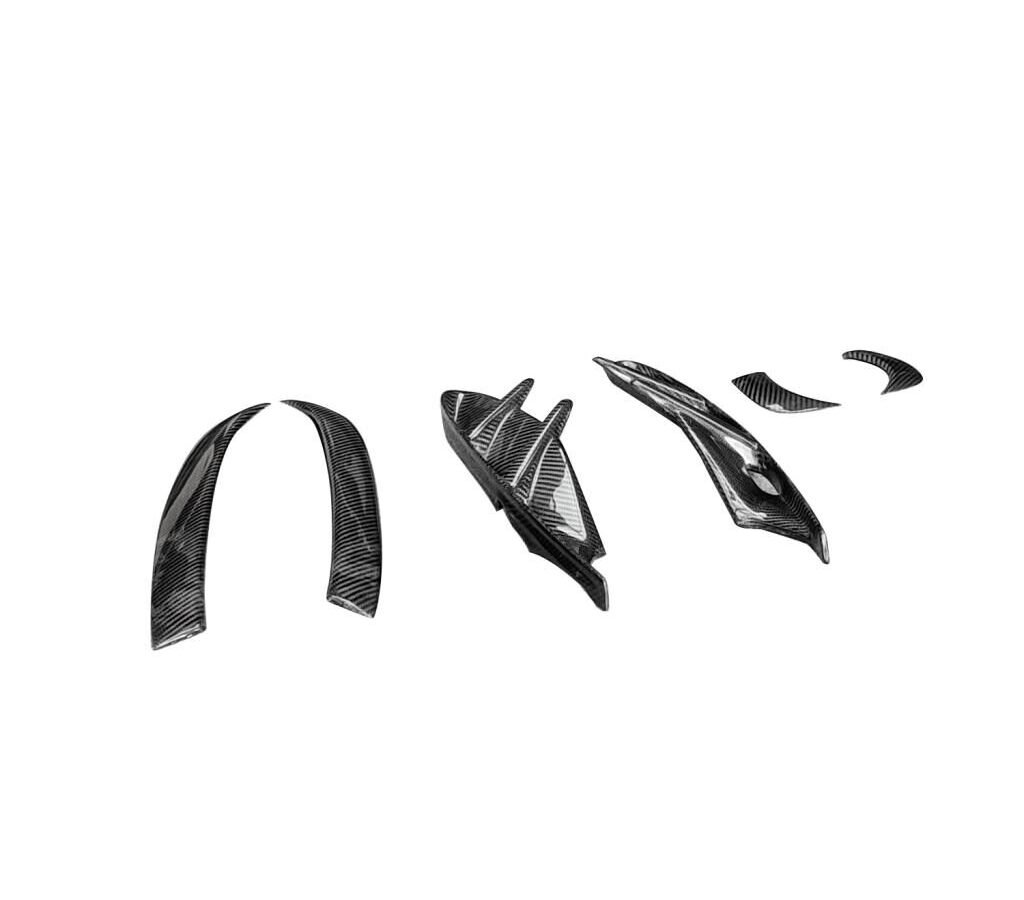 Carbon Fiber Front Bumper Foglamp Covers for Porsche Taycan/turbo S 9J1 Sedan 4-Door