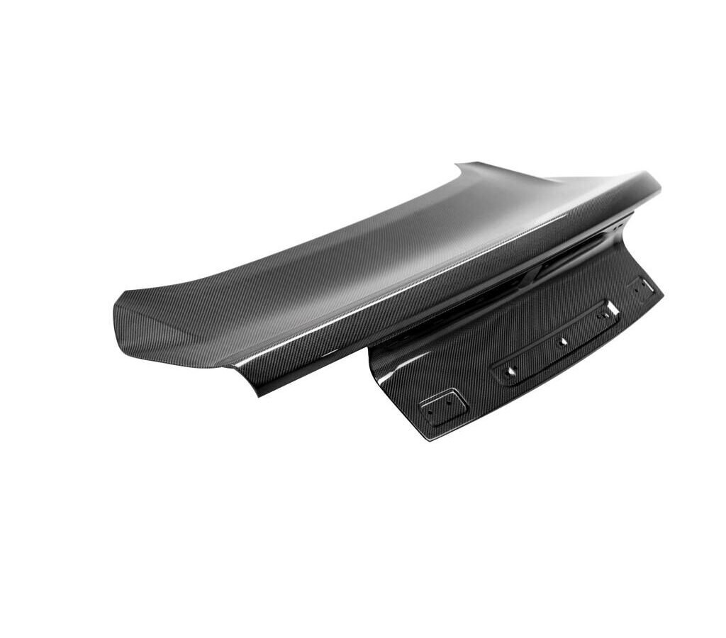 Dry Carbon Fiber Rear Trunk Lid for Ford Mustang S550 Fastback 2015–2017 (EcoBoost / GT / GT Premium)