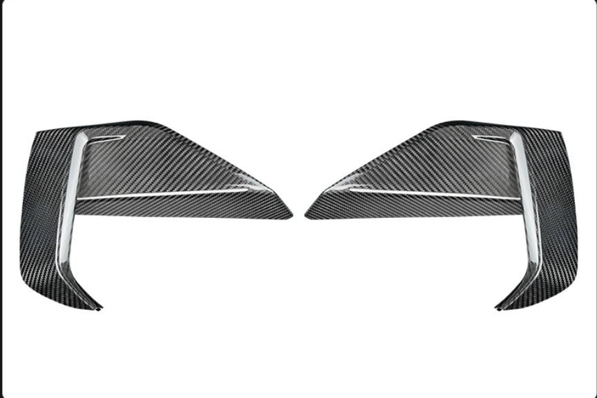 Carbon Fiber fog lamp cover for 2024 Ford Mustang S650 GT
