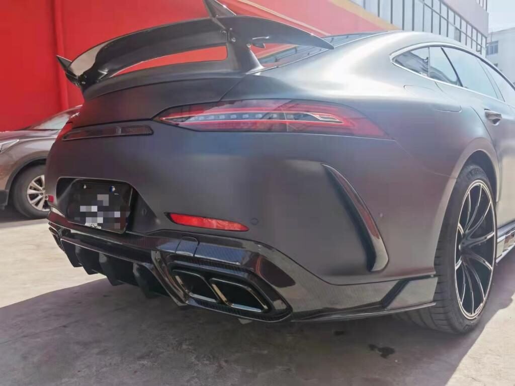 dry carbon rear bumper air fender trims for benz AMG GT63 GT53 4DOOR