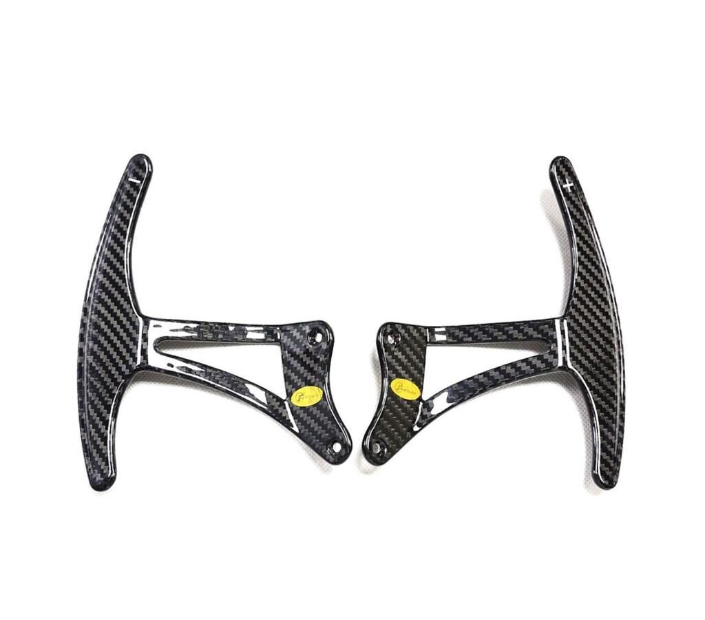dry carbon Fiber Steering Wheel Paddle Shifter Extension for Maserati Quattroporte 04-12 Gran Cabrio(10-15);Cran Turismo(07-14)