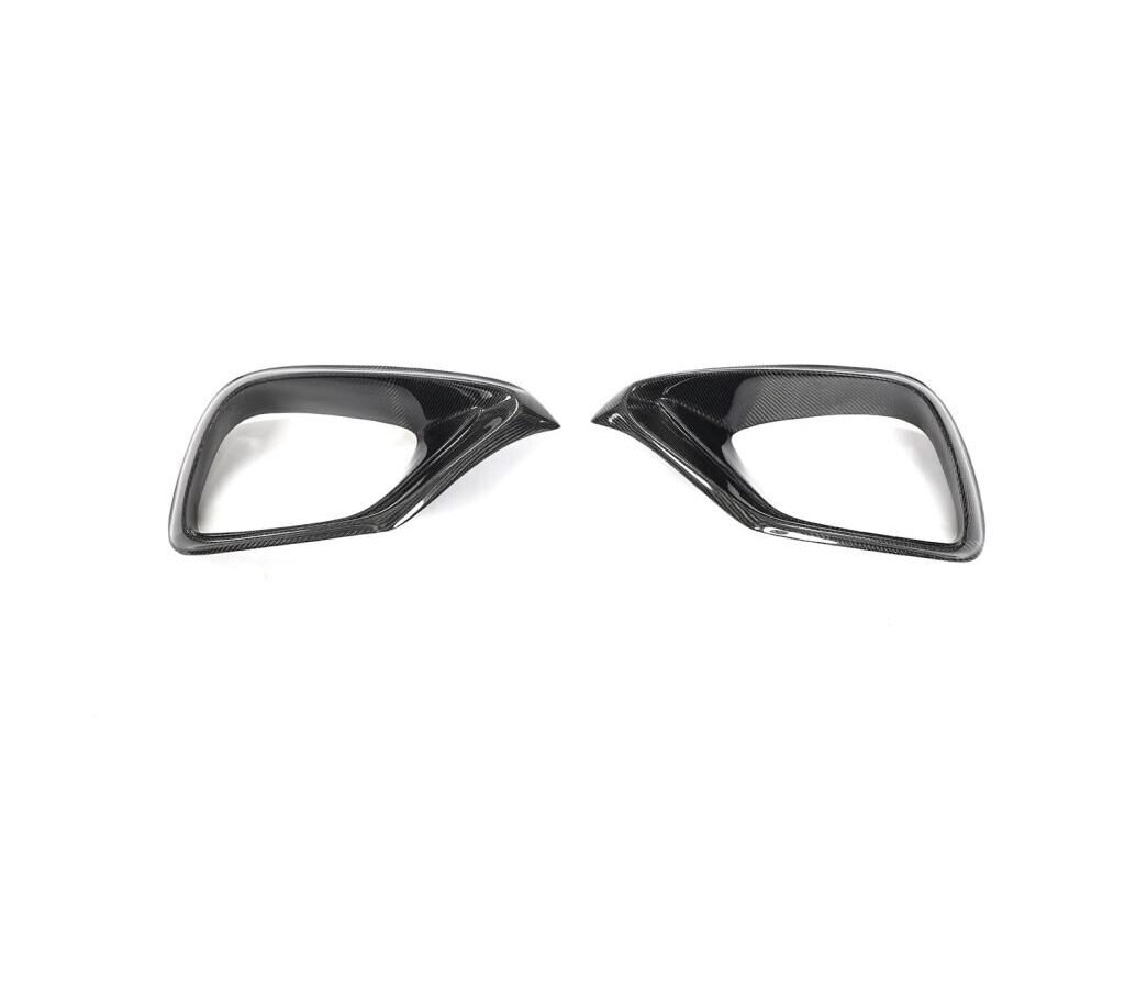 For 2016-2020 Benz W213 E63 AMG Carbon Fiber Front Bumper Air Vent Splitter