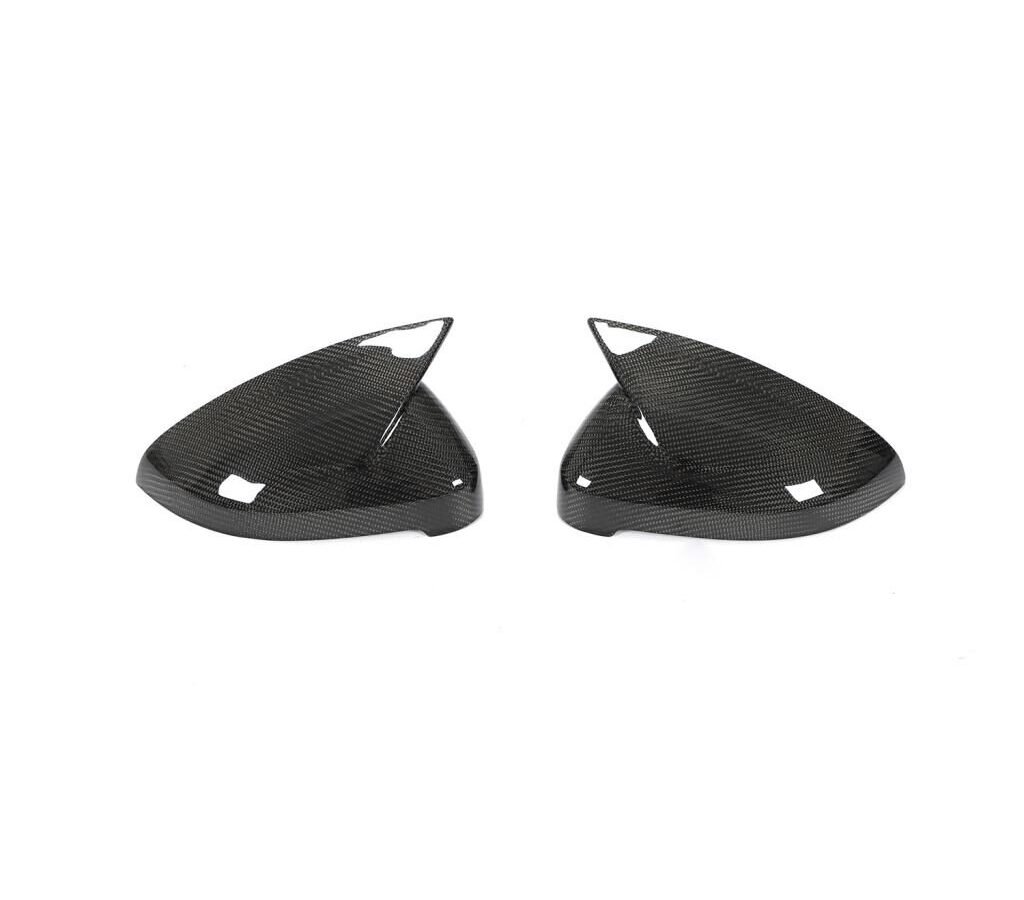 carbon fiber replacement mirror caps covers For Audi A4 A5 B9 RS4 Side Mirror Caps S4 S5 RS5 allroad Quattro replace Covers with lane assistant