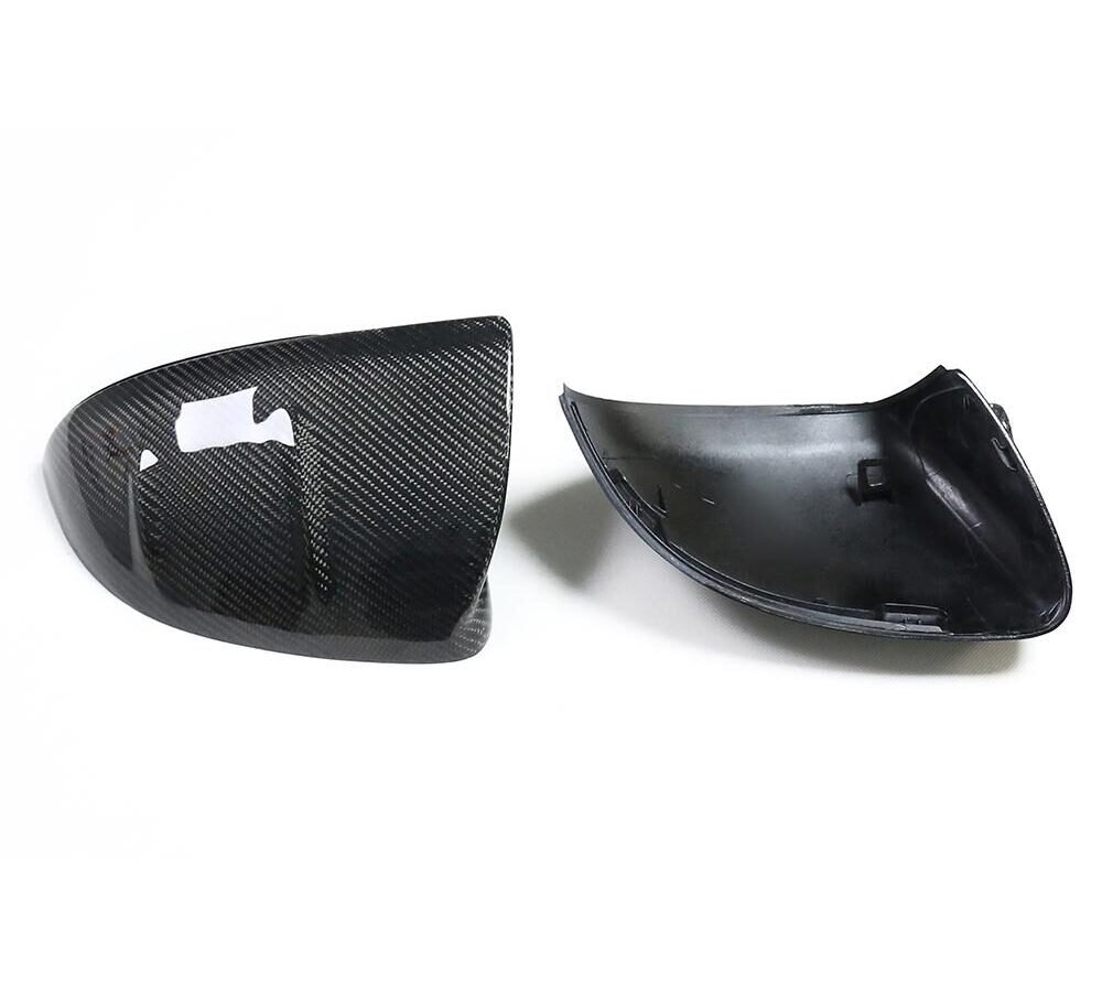 For Mercedes Benz C Class W206 C200 C220 C260 C300 2022+ carbon fiber replacement mirror caps Car Styling Accessories Rear View Mirror Cover Caps Shell Trim Frame