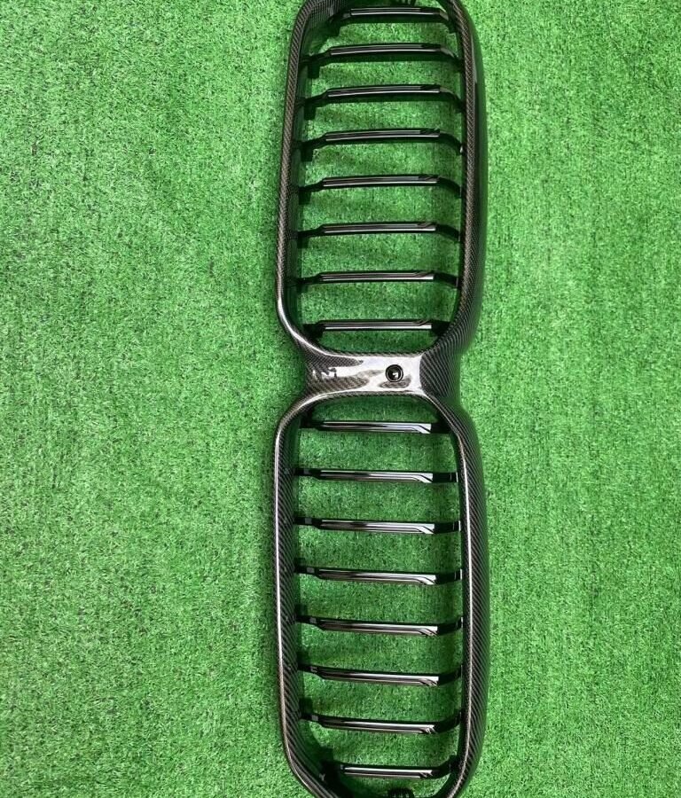 M5 M-Performance Front Kidney Grille Single Slat Matte Black Inssert Grill For BMW 5 Series G30 G31 G38 LCI 2020 2021 2022