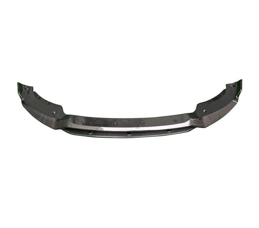 carbon fiber front lip for BMW X6 G06 2020 2021 Spoiler Wing Glossy Black Car styling