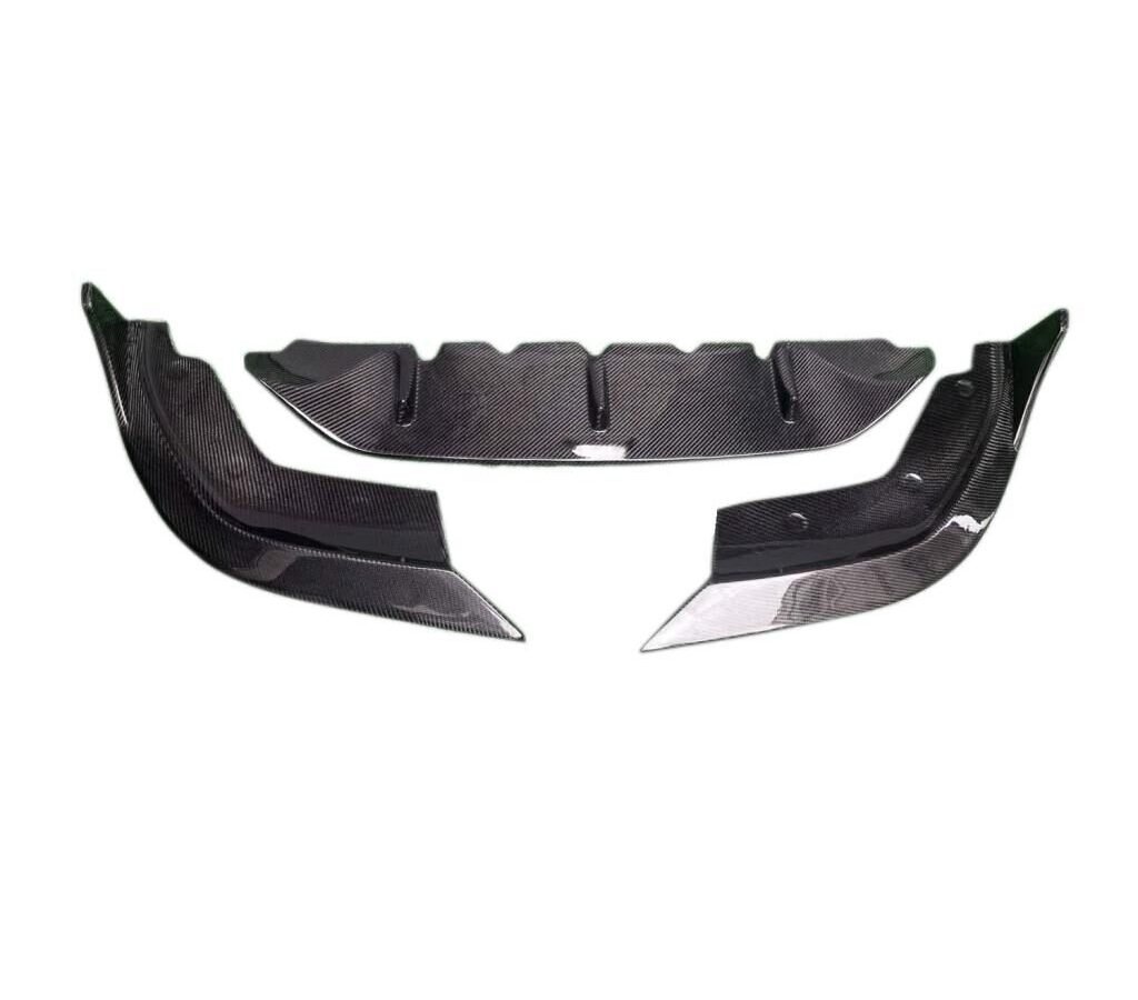 G20 Carbon Front Bumper Lip Spoiler Splitter Diffuser Detachable Body Kit Cover Guard For BMW 3 Series G20 G28 2021 2022