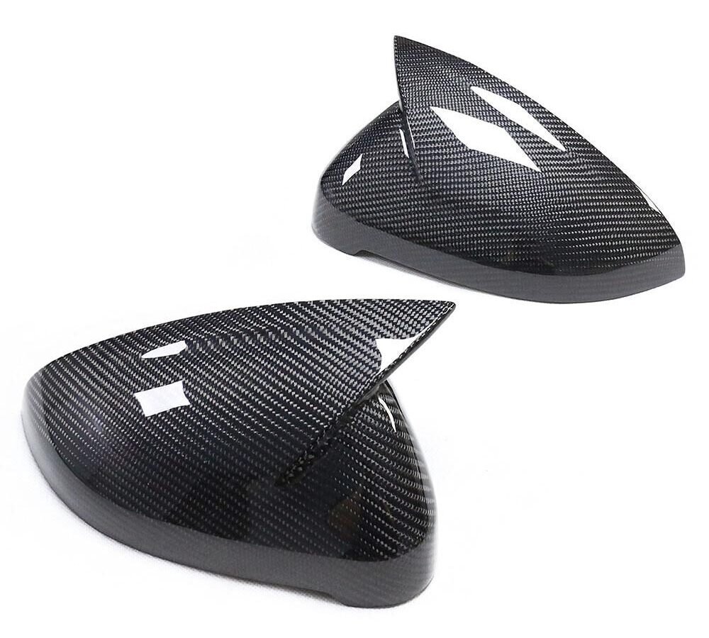 2pcs replacement carbon fiber mirror caps cover For Audi A4 A5 B9 Side 2017 2018 2019 S4 S5 RS5 allroad Quattro replace Covers（ without laneassistant)