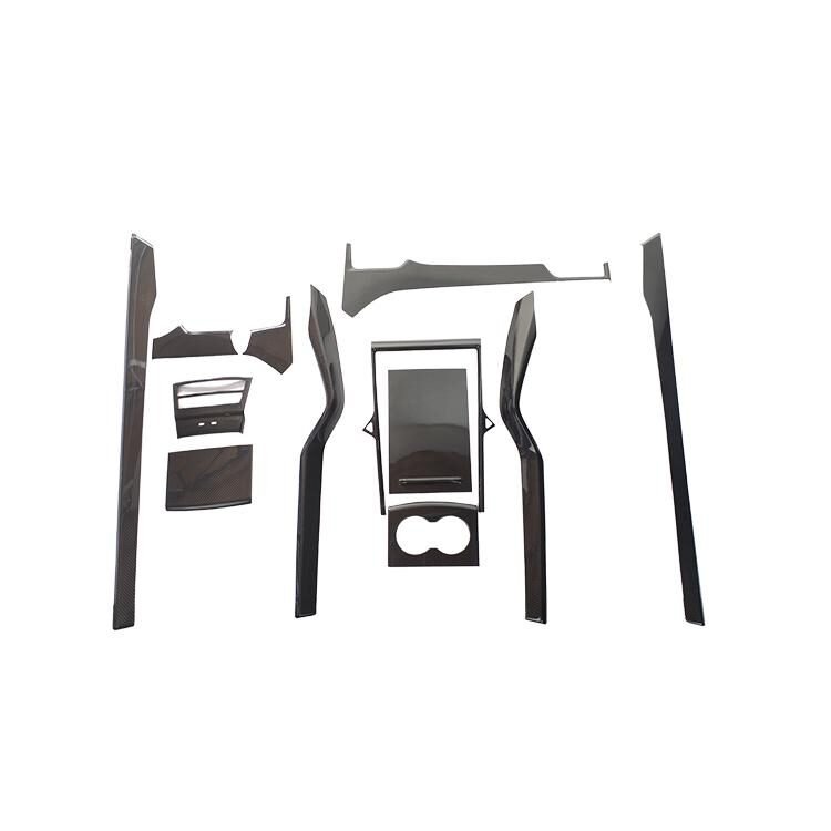 Real Carbon Fiber Auto Interior Trim Set Cover Decal for Tesla Model X S 12-20