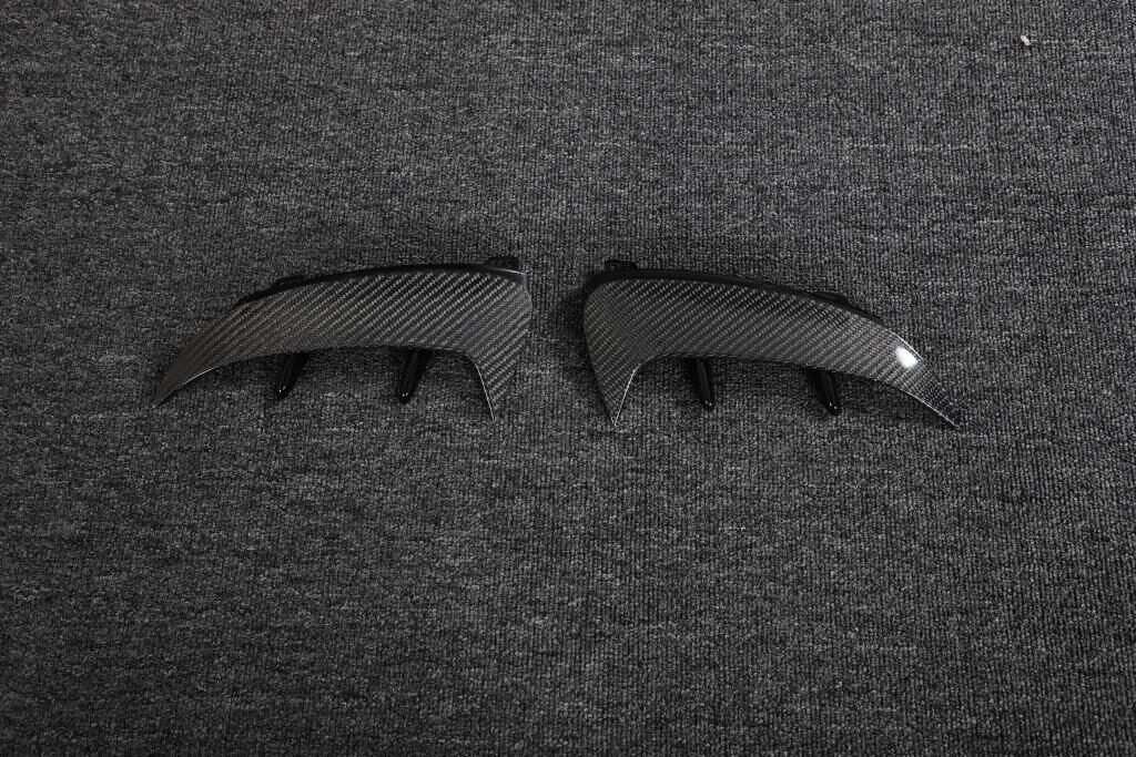 Fits Benz W177 A45s Sport 2023 rear Bumper Lip Spoiler Fins Splitter Trim