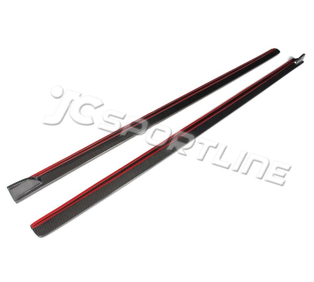 carbon fiber side skirts Body Kit Fit For VW Polo 2015 Non-GTI Bumper