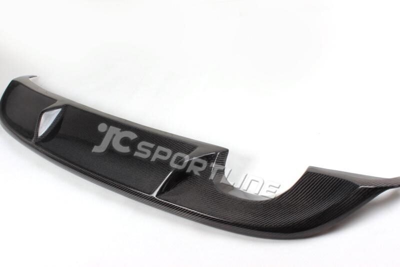 rear diffuser dual exhaust pipe single outlet，fits standard Golf 6