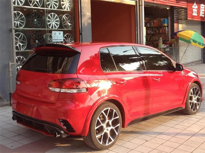 carbon fiber side skirts for golf 6 VI MK6