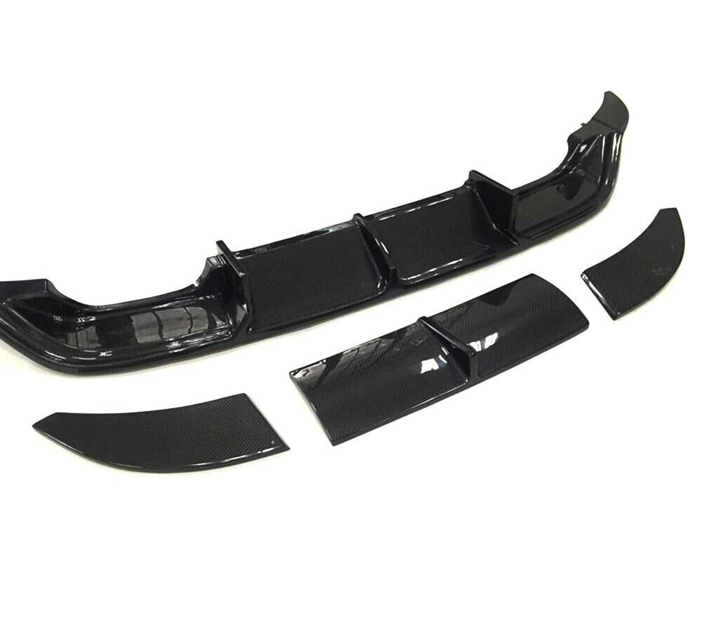 MK7 carbon fiber rear diffuser for VW golf 7 R line