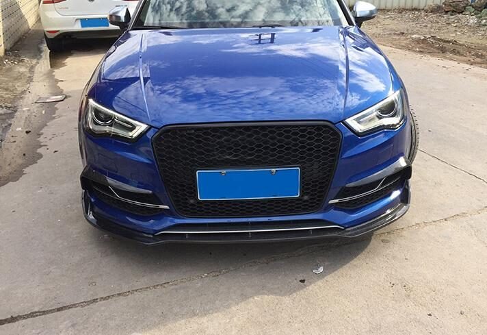 Carbon Fiber Front Bumper Vent for Audi A3 S-LINE S3