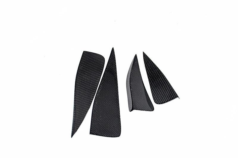 Carbon Fiber Front Bumper Fins for Audi S3