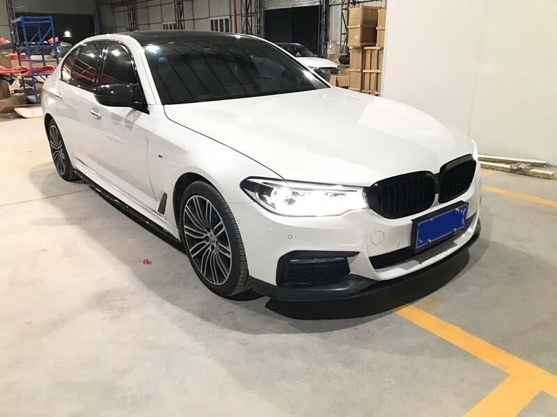 For BMW 5 Series Carbon Fiber Side Skirts