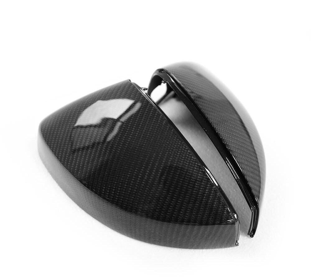 Replacement Carbon fiber mirror covers for AUDI A3 S3 RS3 8V 2D 4D (2014+) with side assist holes