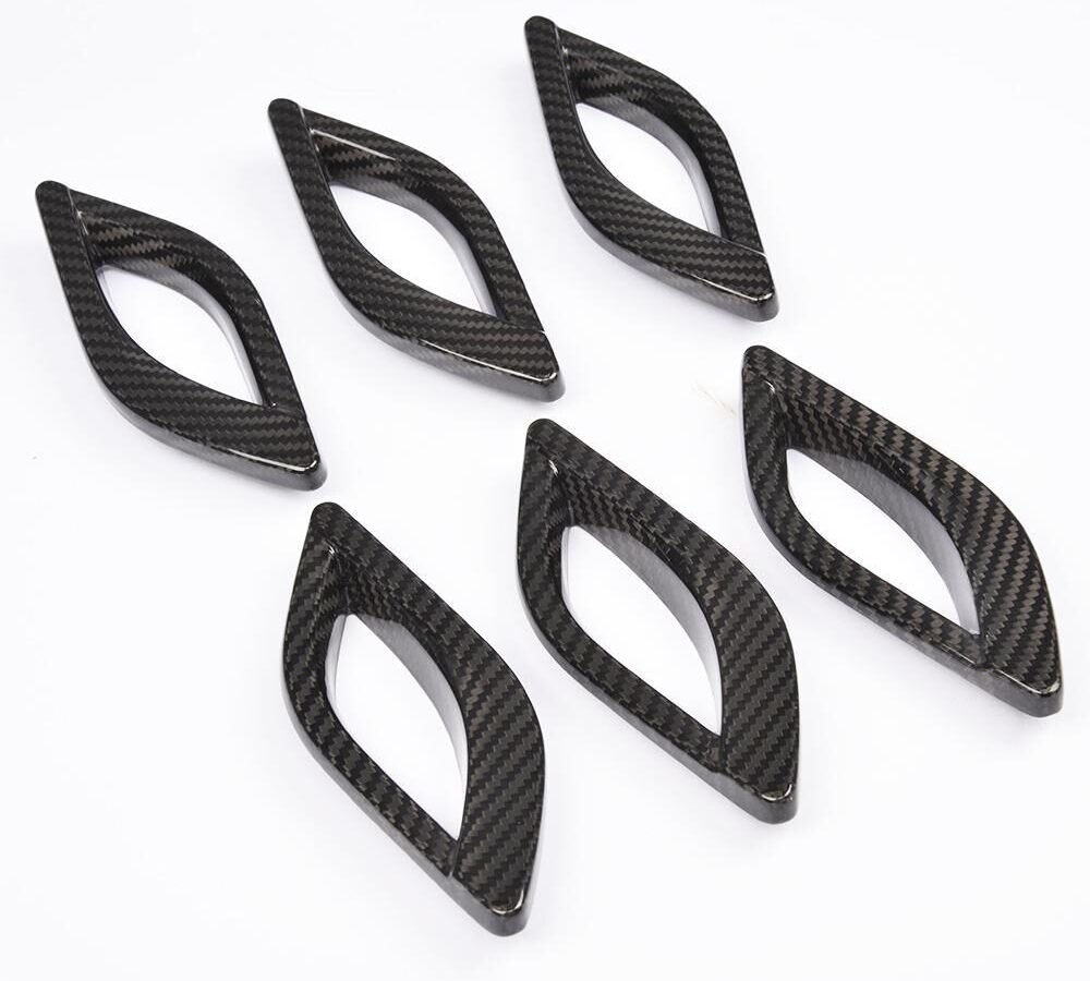 Carbon Fiber fog lamp air vents fit for Maserati Quattroporte2014-2015