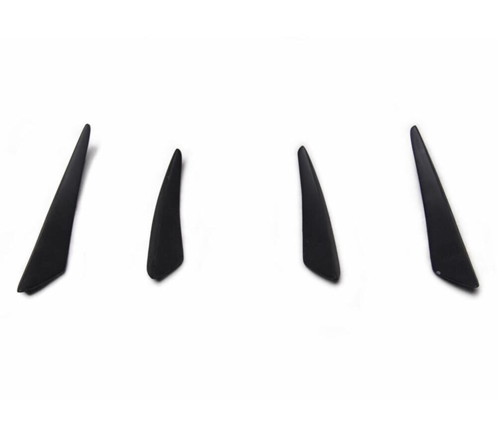 FRONT LIP SPLITTER FIN TRIMS FIT FOR F22 M235I M-TECH BUMPER