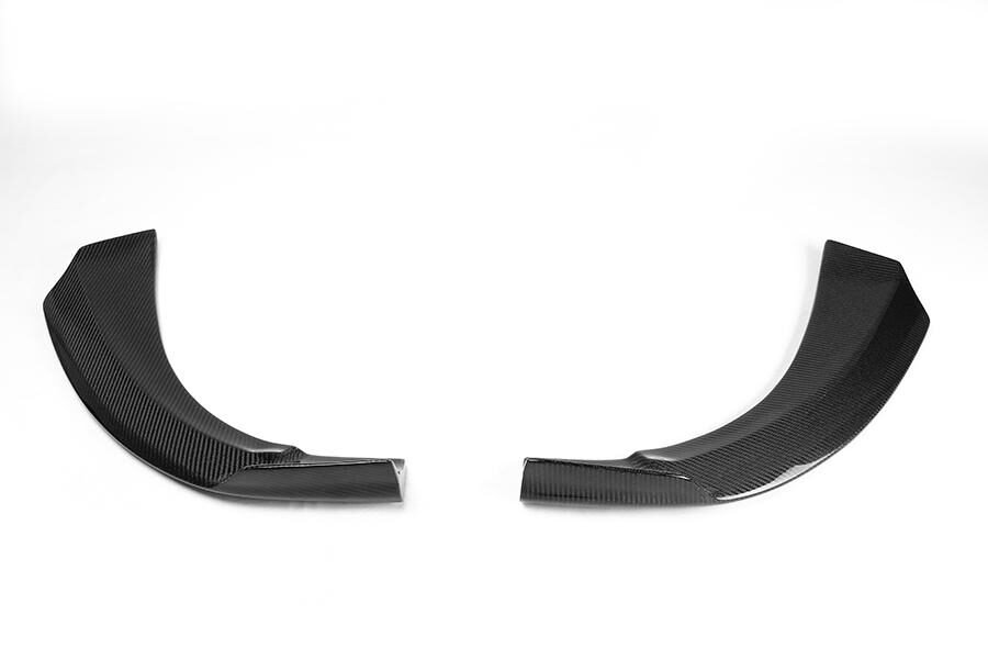 Carbon Fiber Front Bumper Lip Splitter Aprons Fit For Benz C117 Cla250 260 Cla45