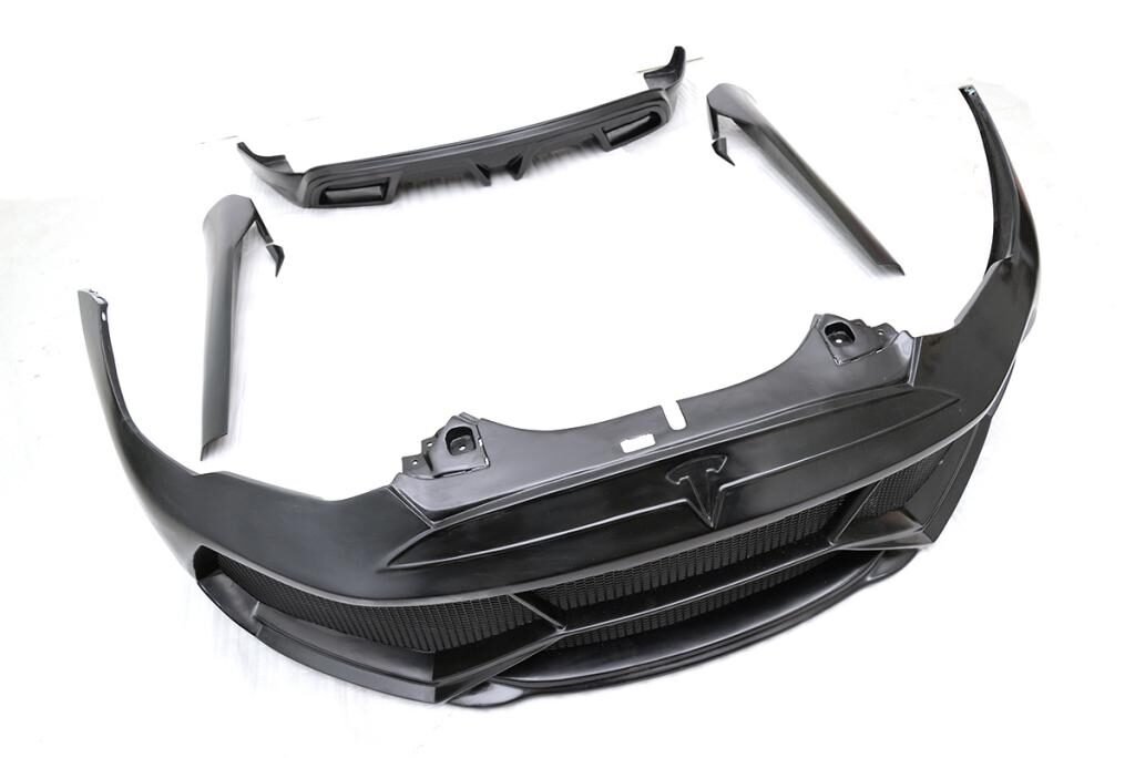 Tesla Model S 85 P85 carbon fiber bumper body kit