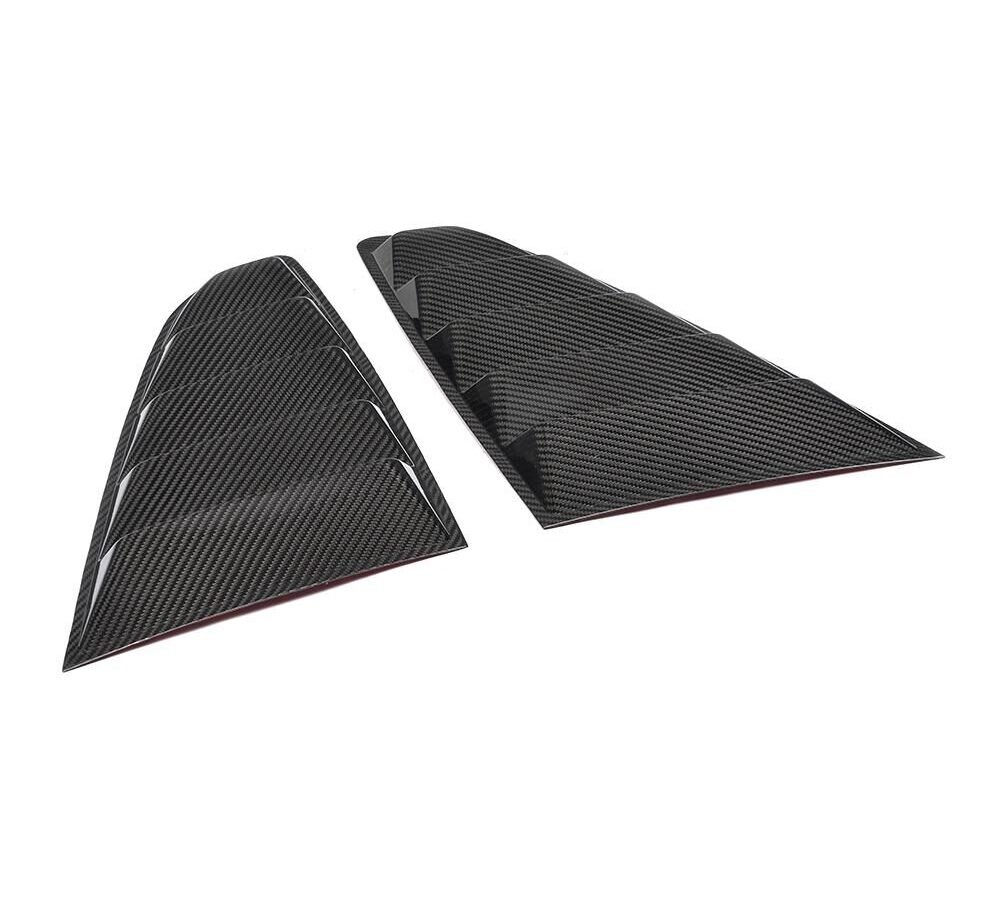 Carbon Fiber Rear Window Vents for Ford Mustang GT Coupe 2-Door 15-17 (fits: Mustang)