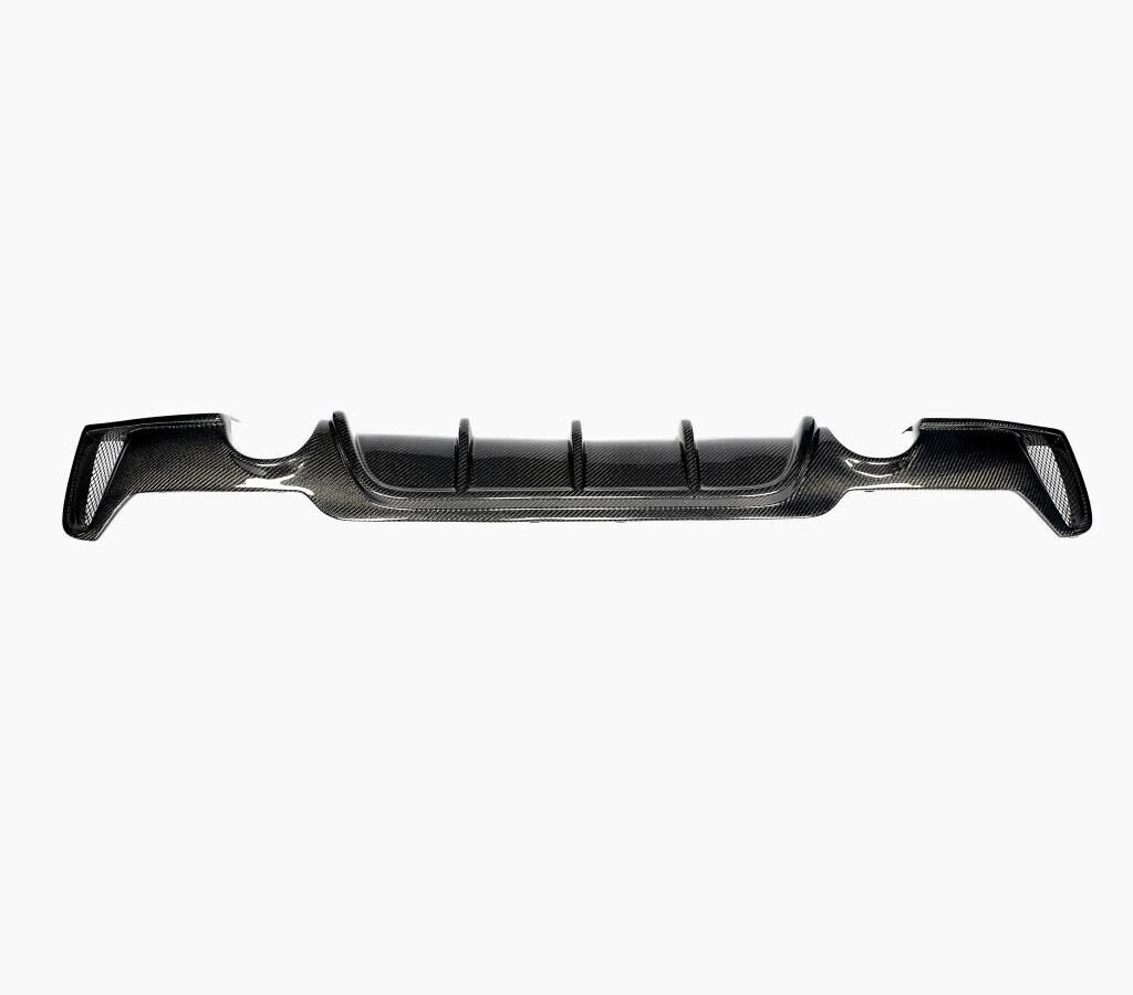 14-18 FOR BMW F32 435I M MTECH REAR BUMPER SINGLE CUTOUTS DIFFUSER