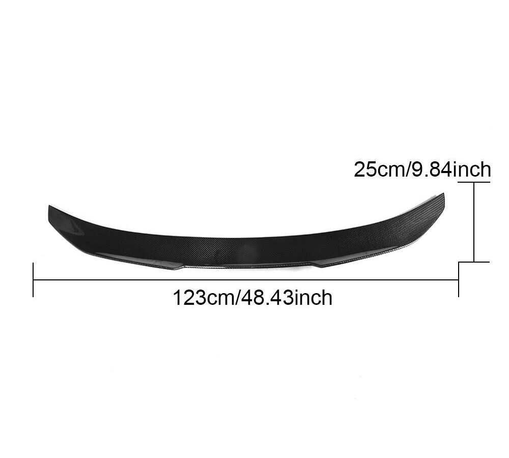 F80 M3 Carbon Fiber Rear Spoiler Boot Lip For BMW F30 3 Series 320i 318d 316d 328i 335i Saloon 2012 +
