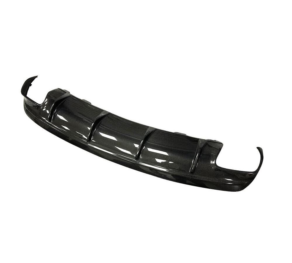 For Mercedes CLA-W117 Posterior lip carbon fiber diffuser+4-outlet alloy exhaust tip with CLA45AMG style for benz CLA180 CLA200 250 13-19